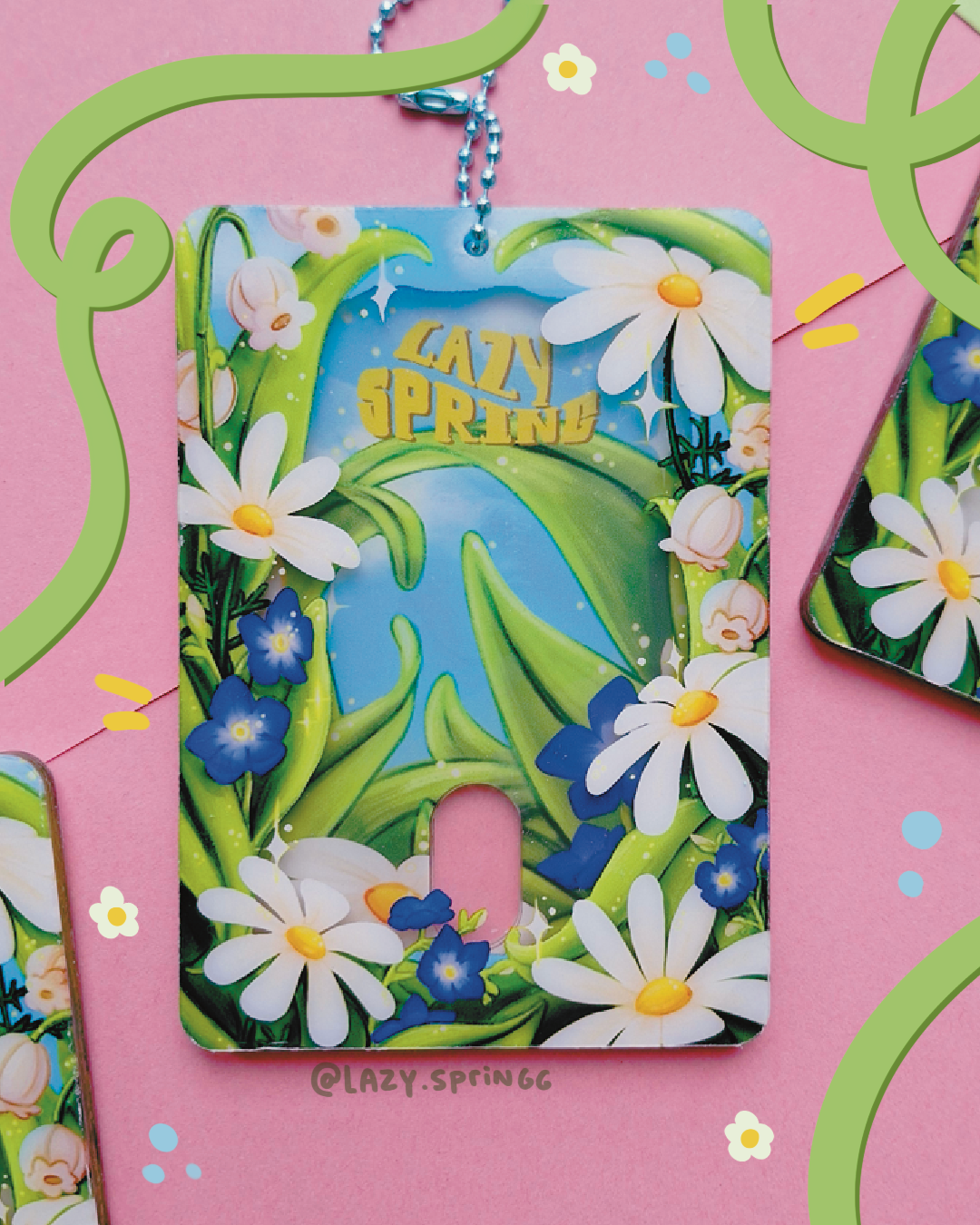 Flower photocard holder