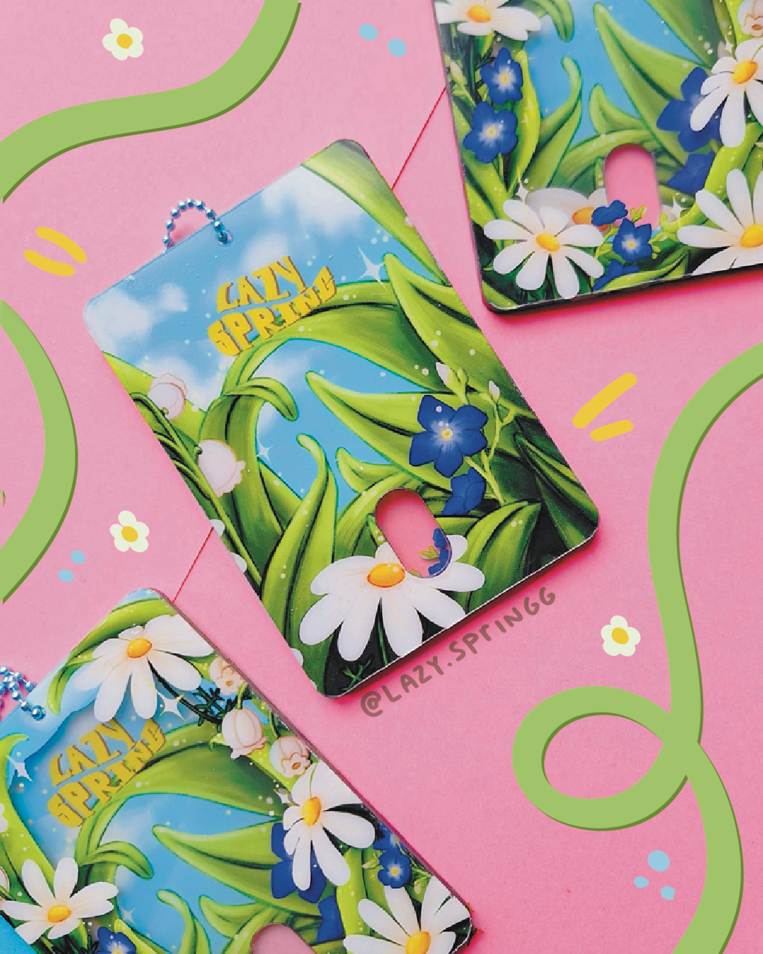 Flower photocard holder