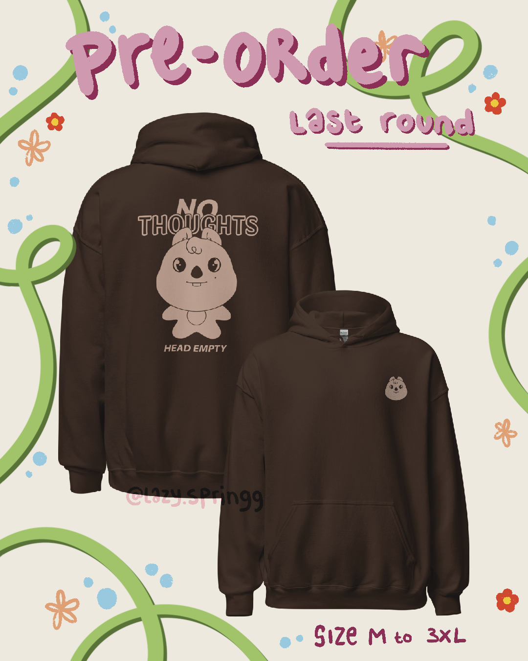 Head Empty Hoodie - PRE ORDER