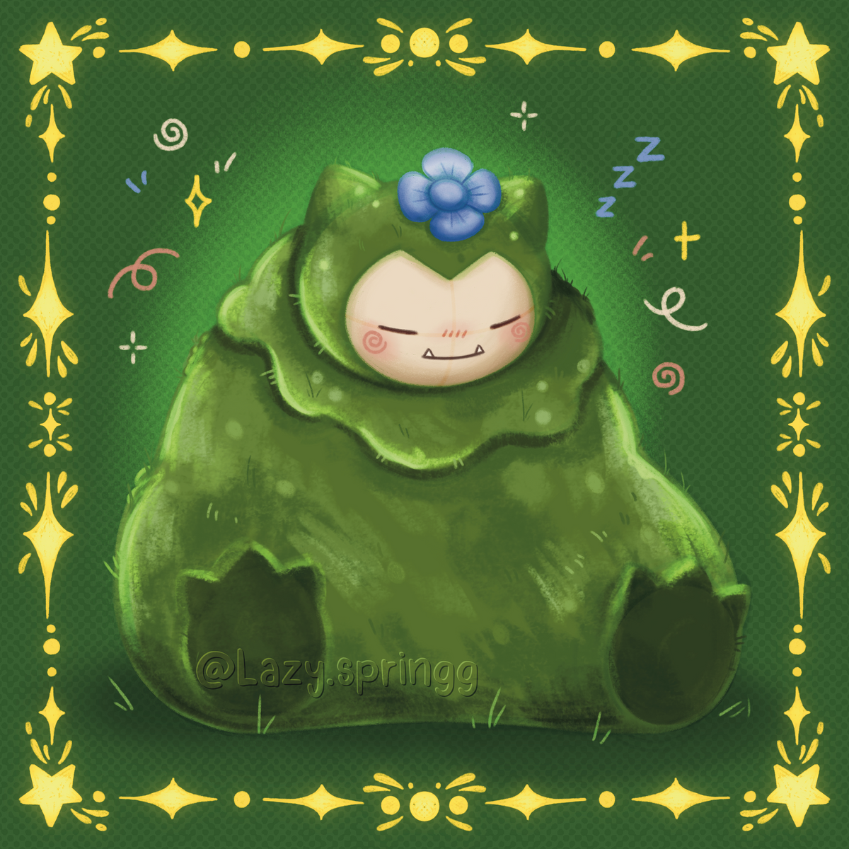 Mosslax print