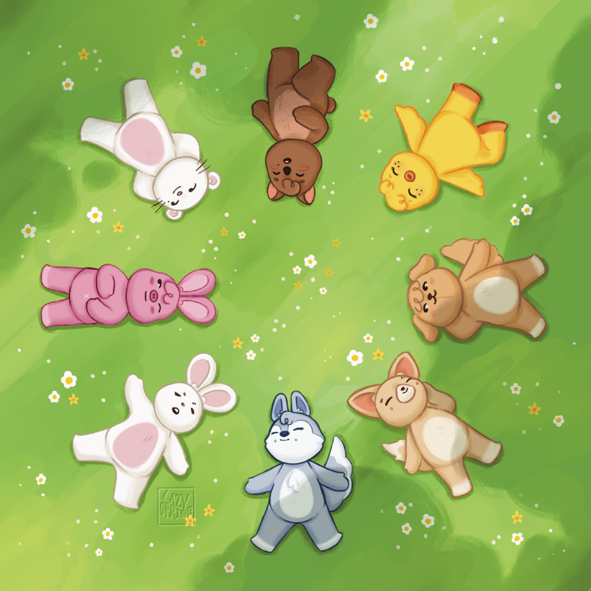 Sleeping Skzoo’s print