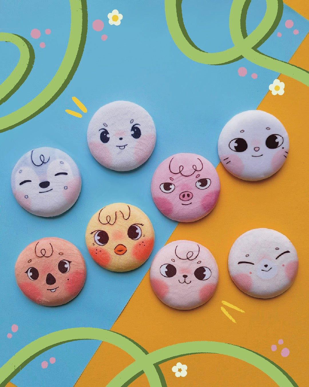 Plush Buttons SKZOO
